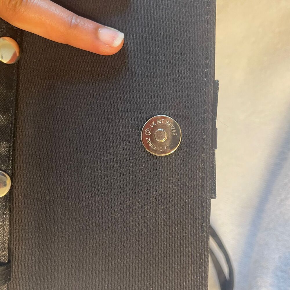 Vintage Kenneth Cole New York Women's Valvet Black Evening Purse Bow Bag - Picture 10 of 11